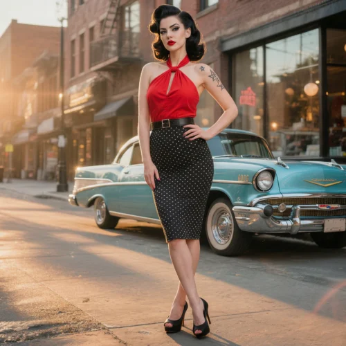 Женский стиль: Рокабилли (Rockabilly)